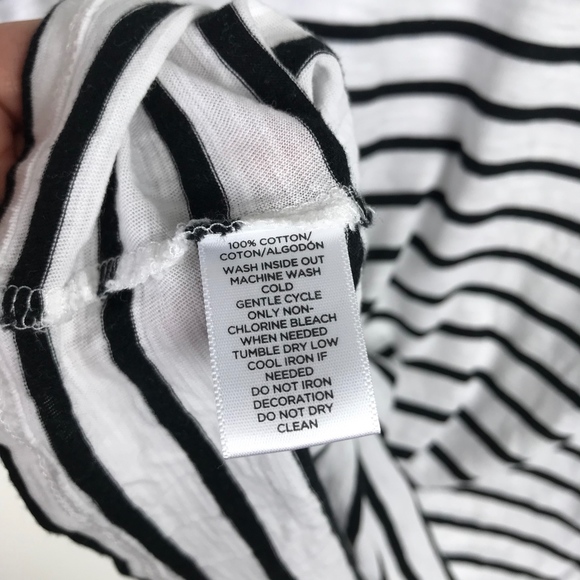 LOFT Striped Butterfly Sequin Tee Shirt #2096 - Picture 5 of 7